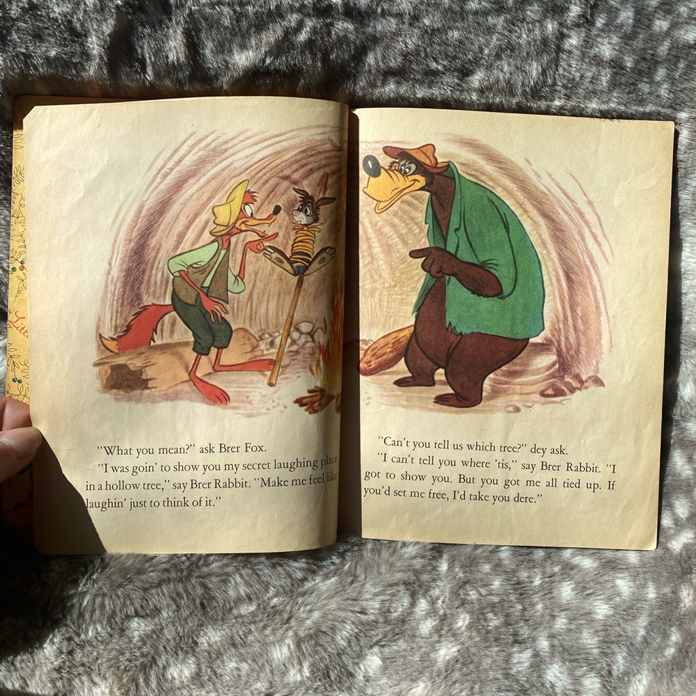 Vintage 1946 Walt Disney's Uncle Remus hardcover D6 A Little Golden Book - Picture 9 of 12